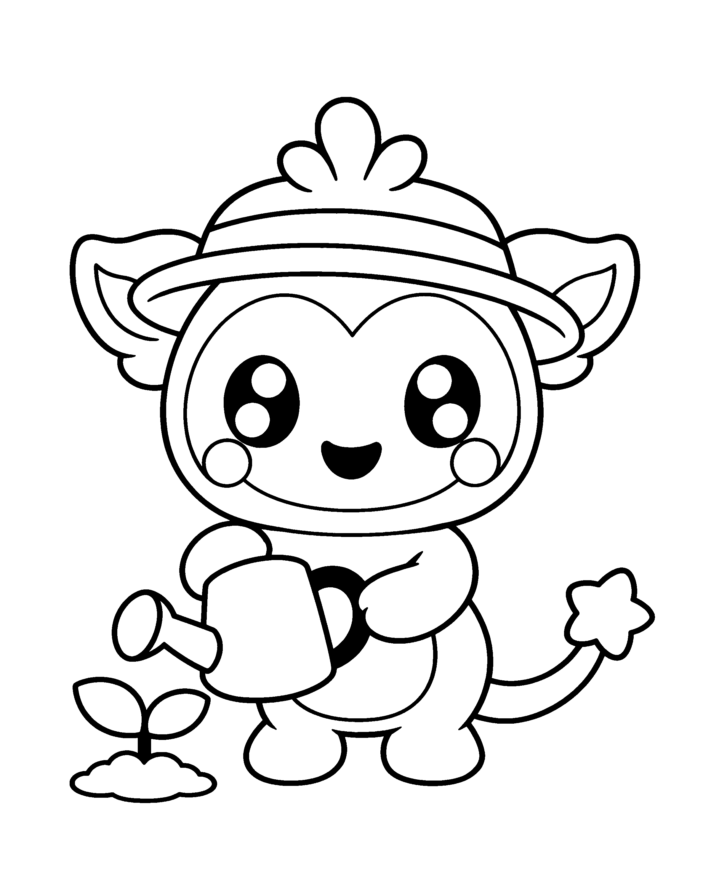 Farm Cubmee colouring outline