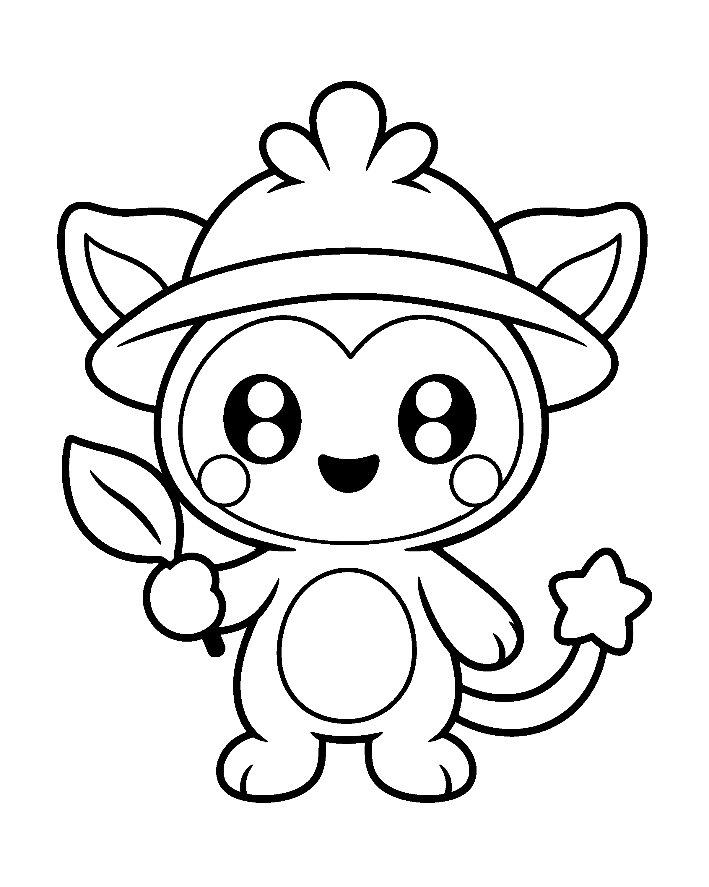 Outback Cubmee colouring outline
