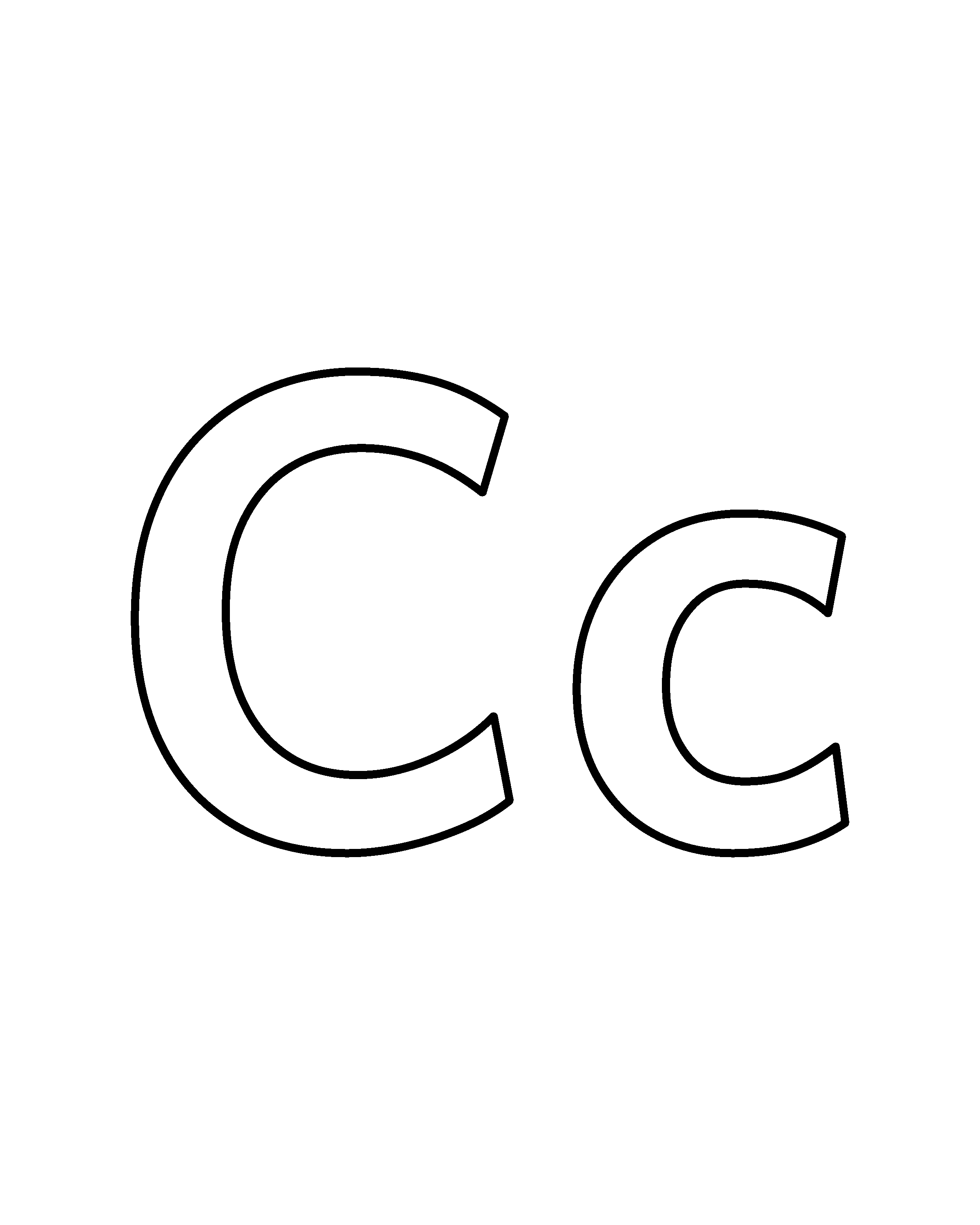 Cc colouring outline