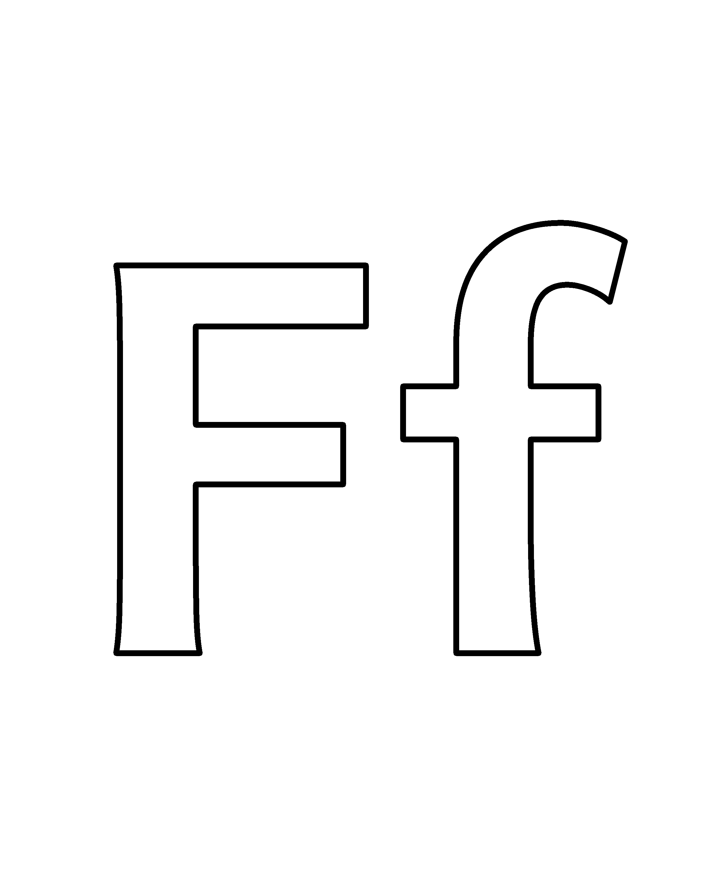 Ff colouring outline