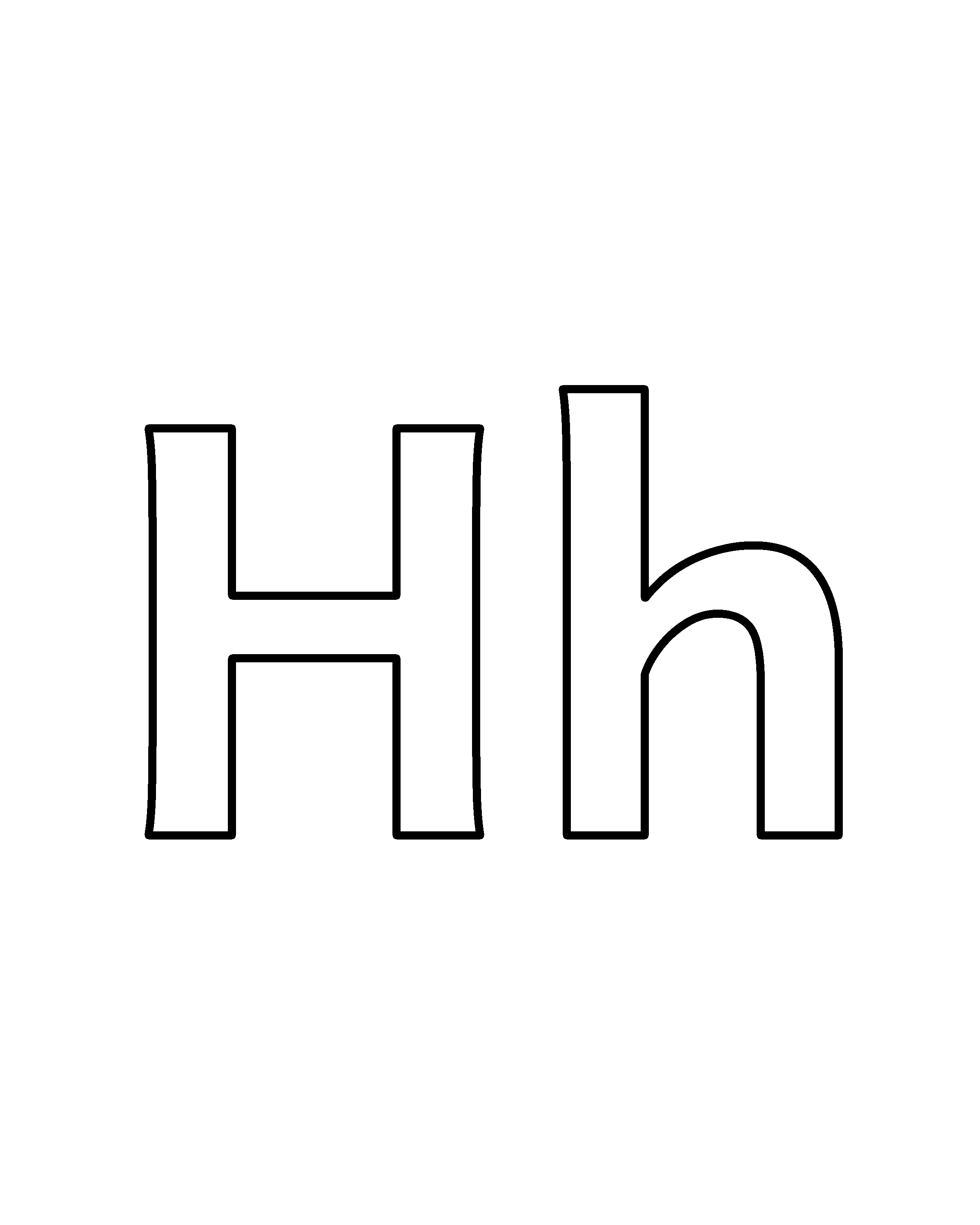 Hh colouring outline