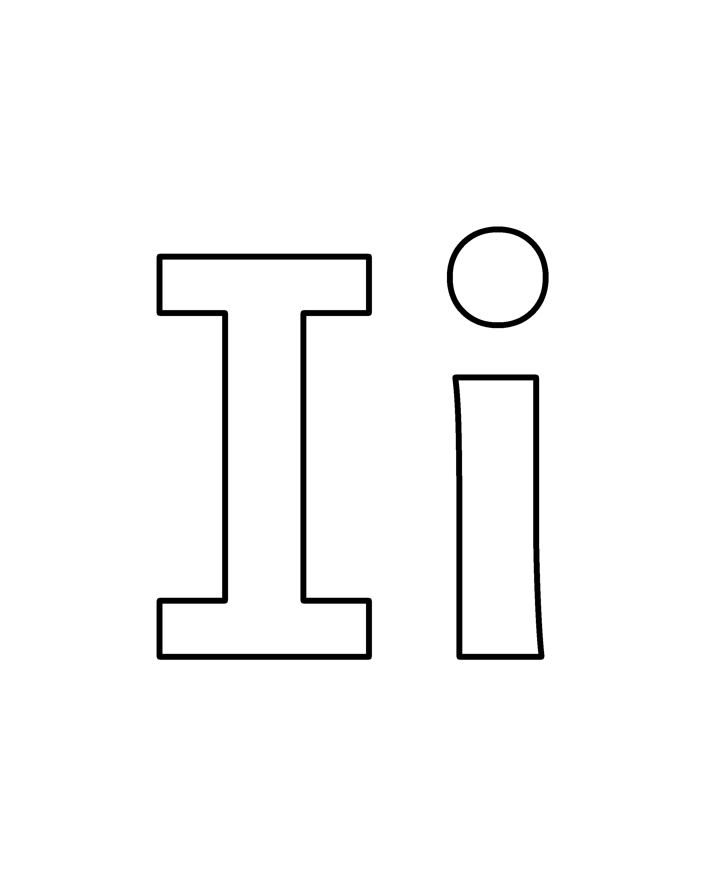 Ii colouring outline