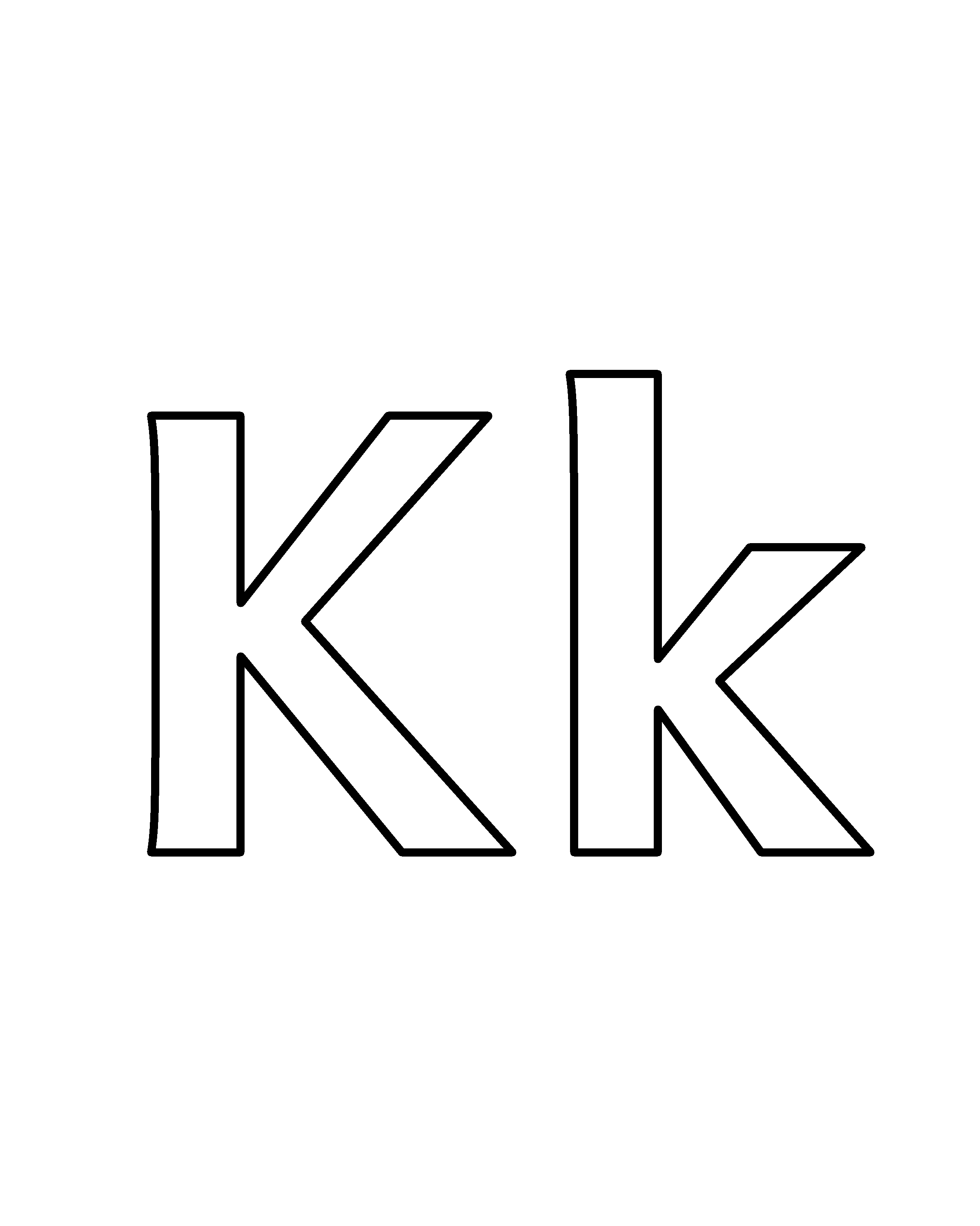 Kk colouring outline