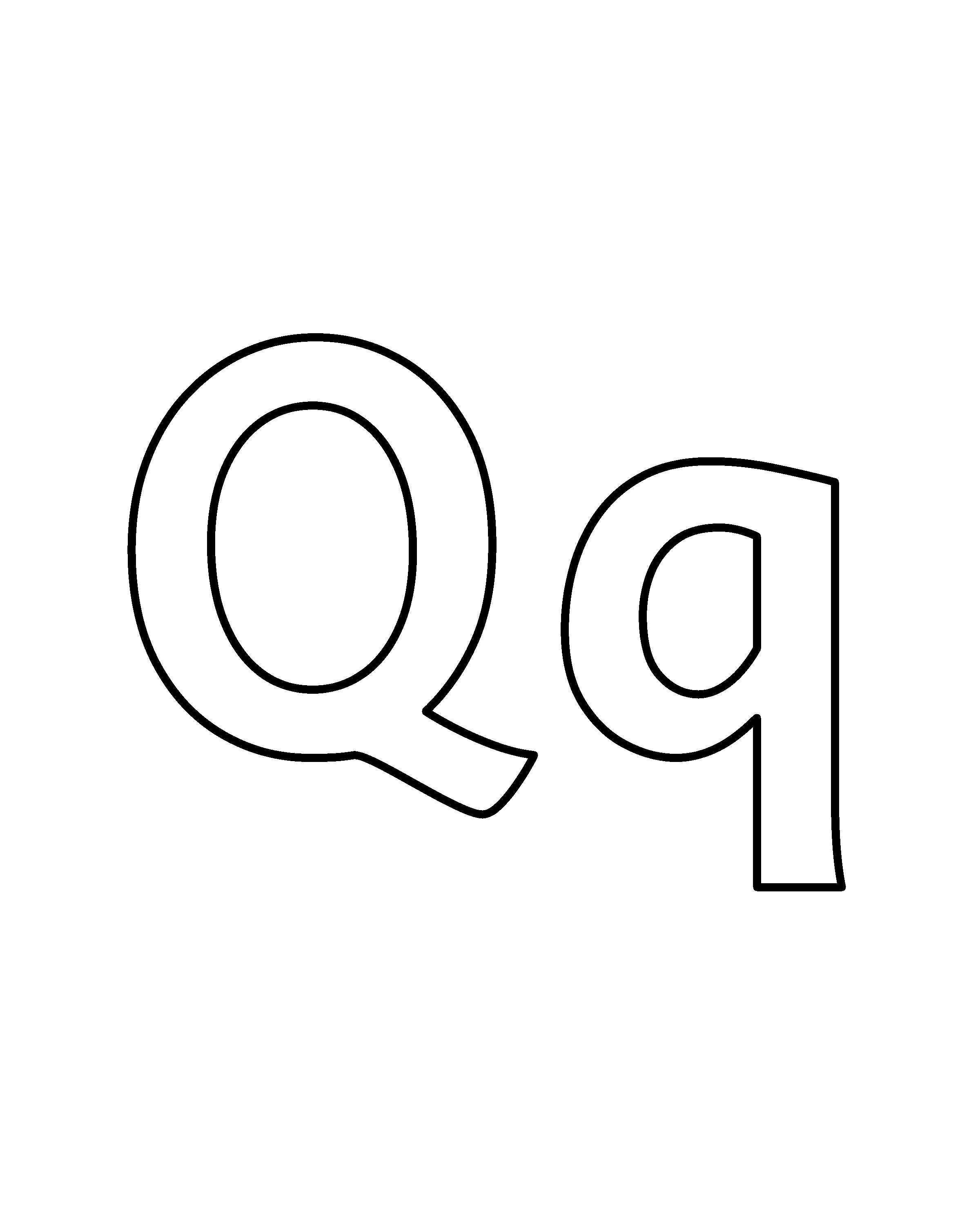 Qq colouring outline