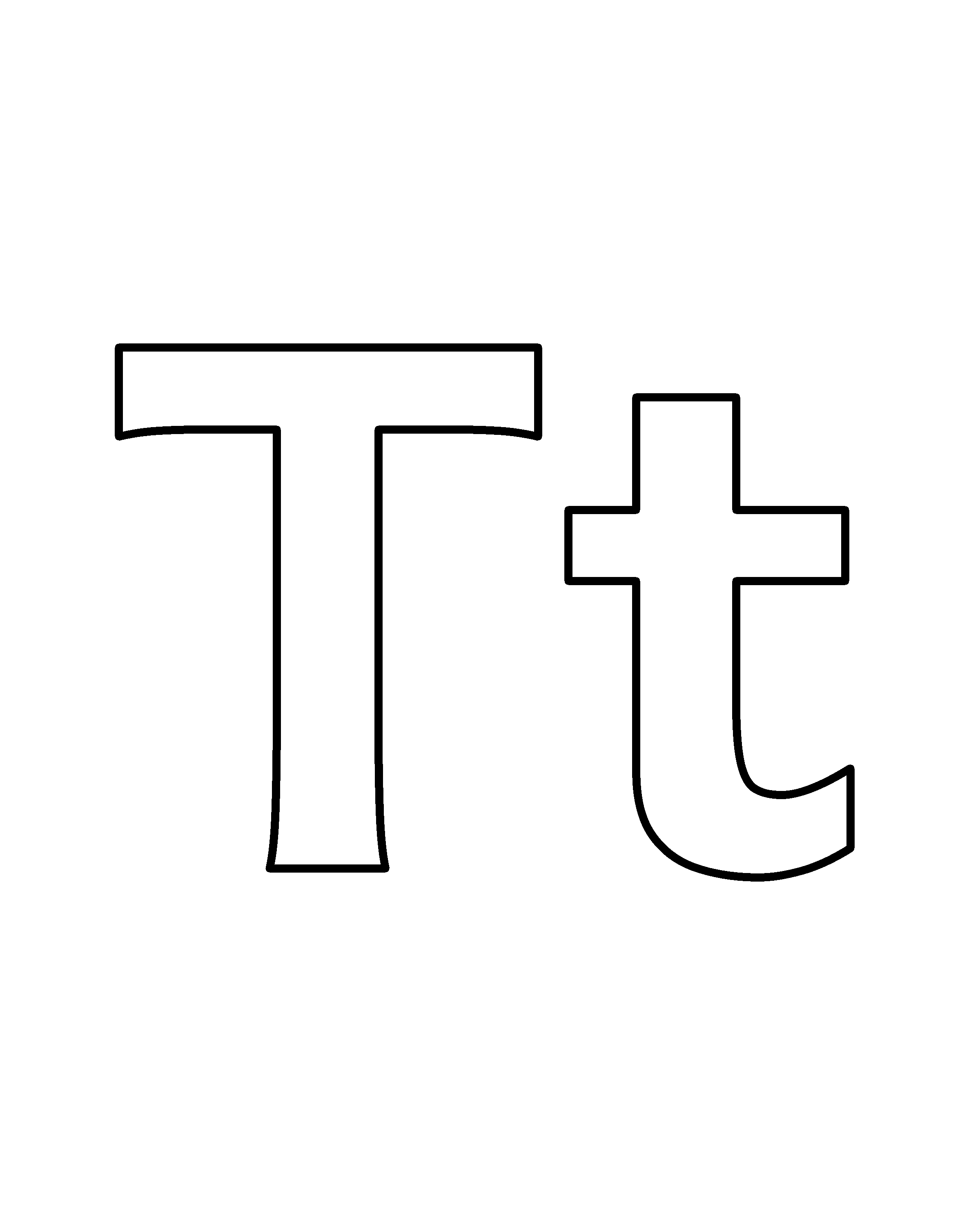 Tt colouring outline
